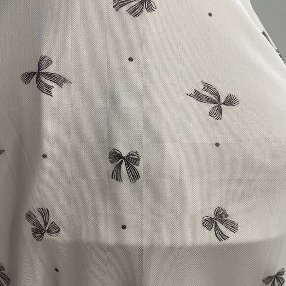 Torrid Mesh Babydoll Mini Dress Plus Sz 2 Lace Polka Dot & Bows Whisper White - Picture 13 of 14